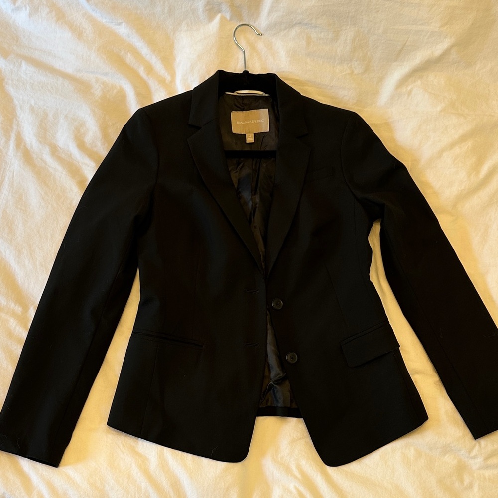 Banana Republic Classic Black Blazer